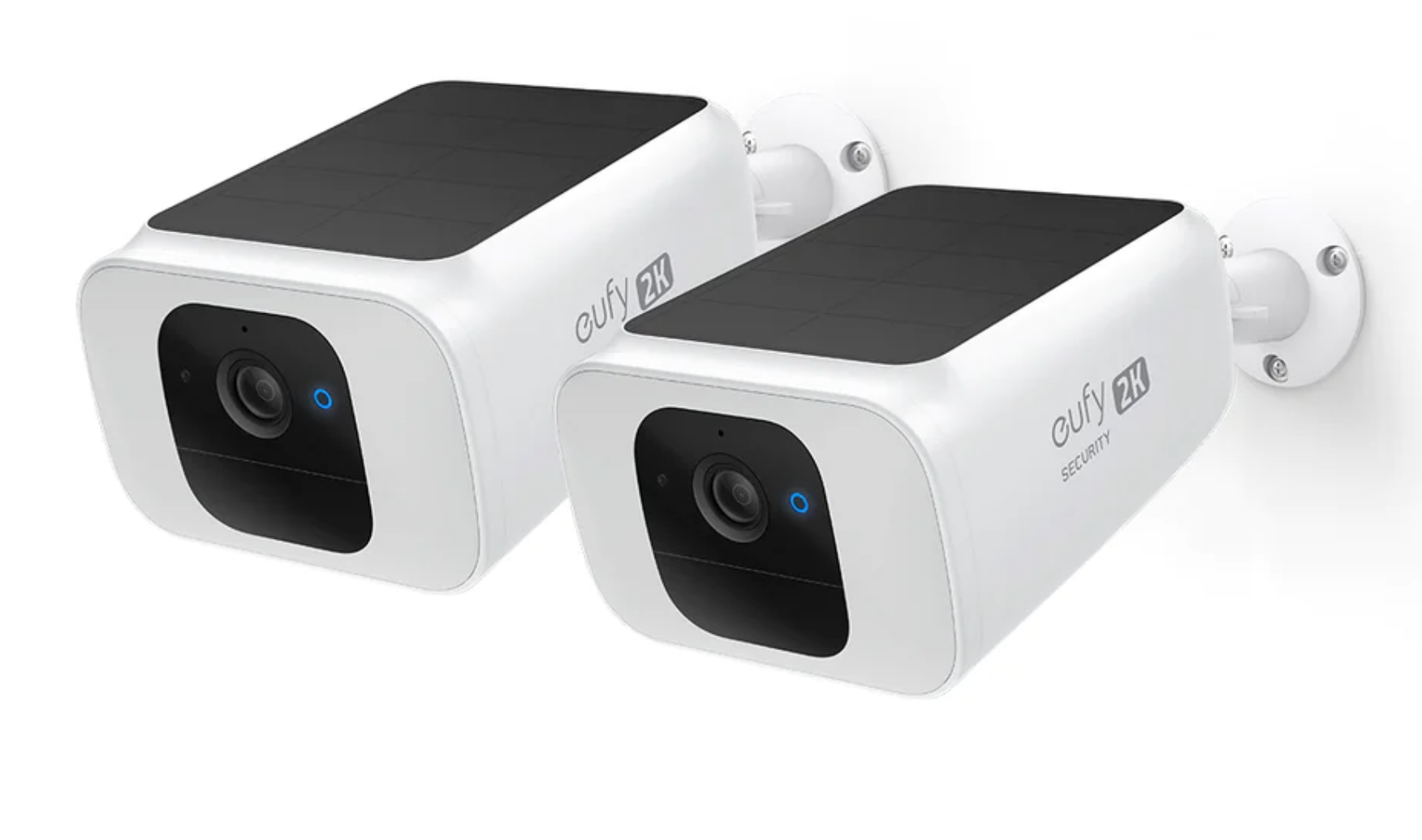 2 eufy outdoor security cameras